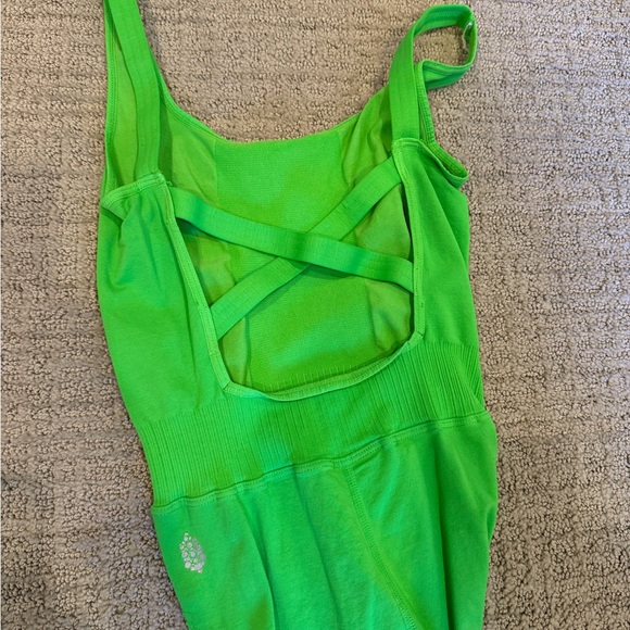 free people movement Pants - FP Movement by Free People Vibrant Green Jumpsuit